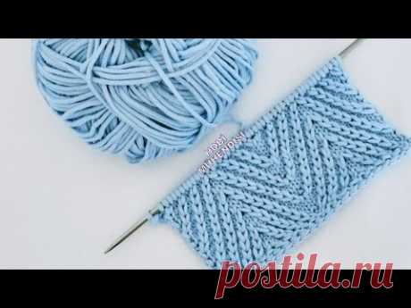 SIRMA GİBİ 3D BALIKSIRTI #ÖRGÜMODELİ #fishbone #knittingpattern💐