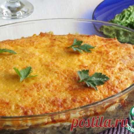 РИС С КУРИНОЙ ПЕЧЕНЬЮ И ЯБЛОКАМИ В ДУХОВКЕ