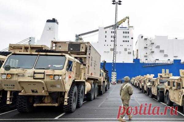 Американские танки едут на «войну с Россией» - СМИ