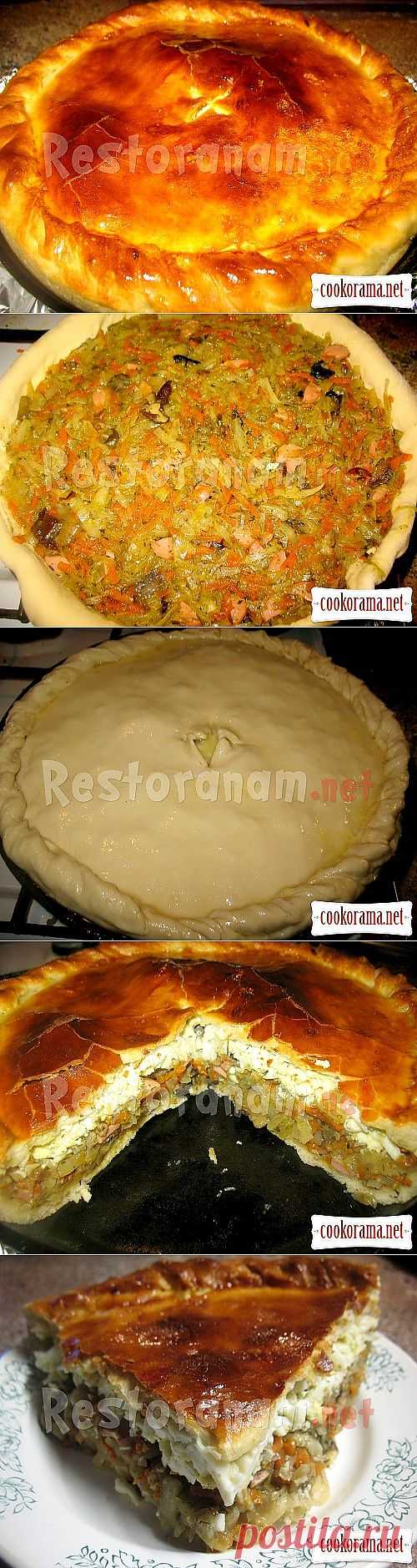 Пирог-пицца.