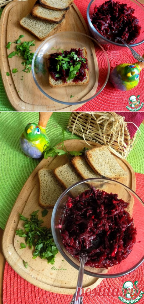 Очень быстрая острая свекольная закуска – кулинарный рецепт