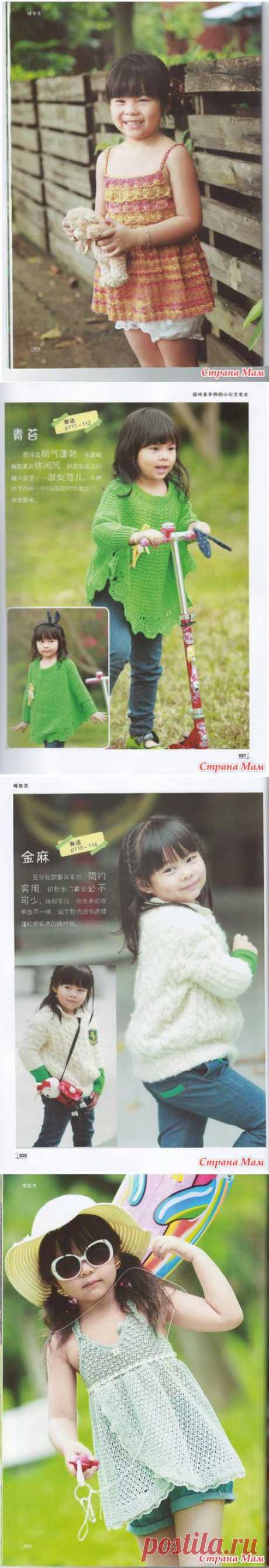 Детские модели.Mom's Hand-knitting Little Princess Sweater 2015. - Вязание - Страна Мам
