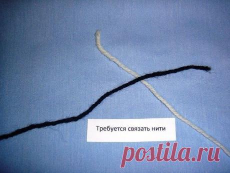 Промышленый узелок - способ крепкого, незаметного соединения ниток