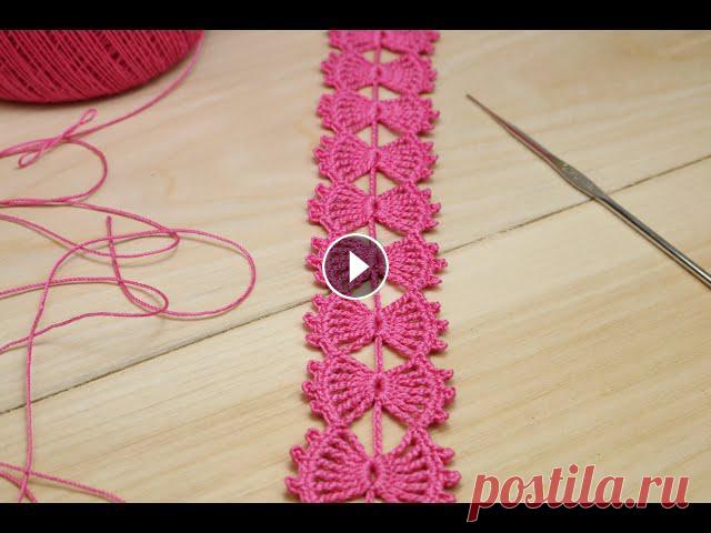 ЛЕНТОЧНОЕ КРУЖЕВО Бантики вязание крючком мастер-класс ПРОСТОЕ ВЯЗАНИЕ для начинающих Crochet Ribbon Lace Crochet. Вязание крючком мастер-класс ленточное кружево "Бантики".@Уроки ВЯЗАНИЯ Литке Татьяны Другое ЛЕНТОЧНОЕ КРУЖЕВО: ИРЛАНДС...