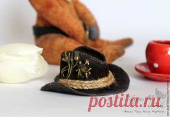 Шьём ковбойскую шляпу для мишки или куклы
#секретымастеров #handmade #игрушки