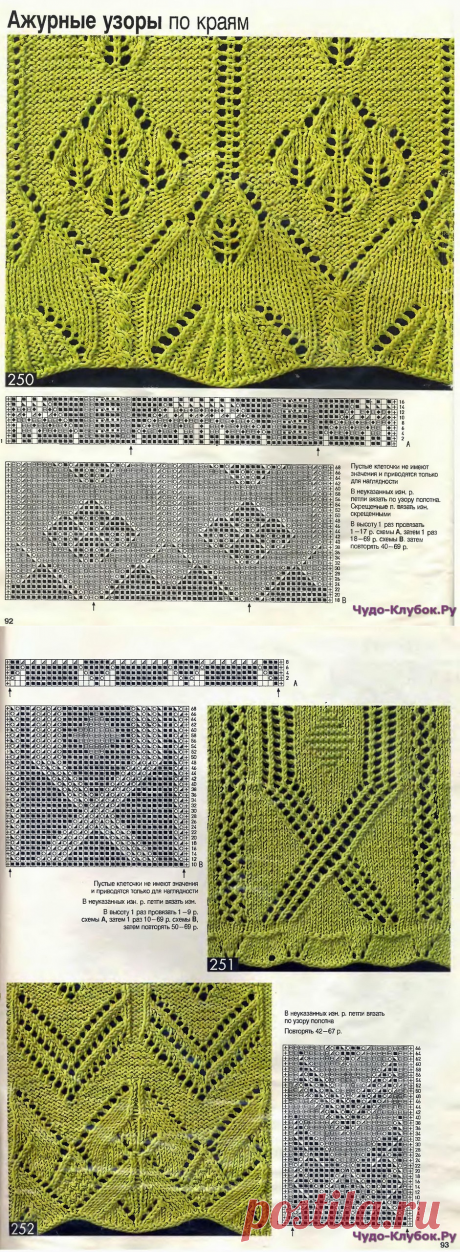 Все модные узоры BURDA | ЧУДО-КЛУБОК.РУ