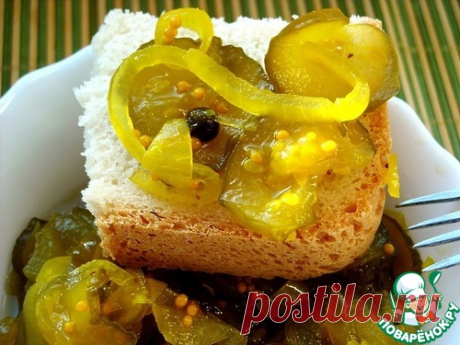 Bread and butter pickles (пикули из огурцов)
