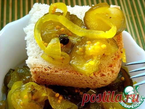 Bread and butter pickles (пикули из огурцов)