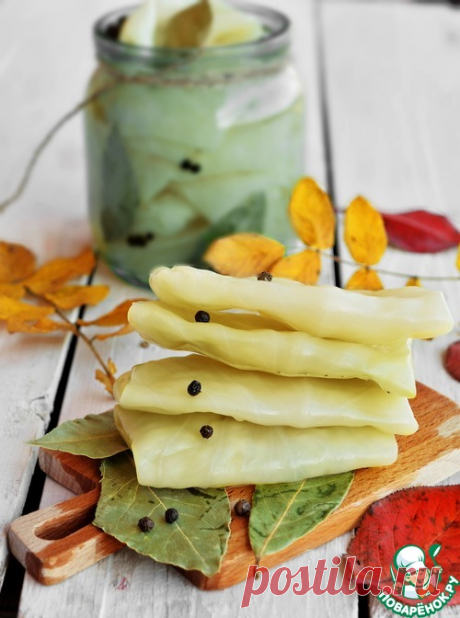 Капустные листья для голубцов на зиму – кулинарный рецепт