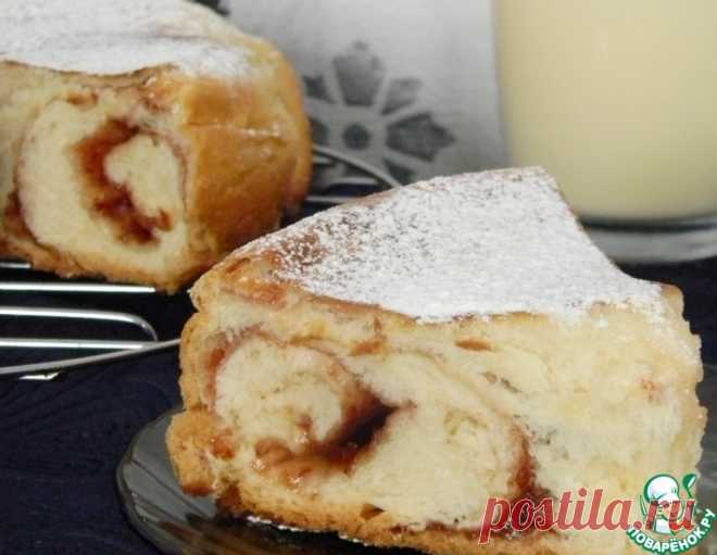Улитка с джемом и шоколадом – кулинарный рецепт
