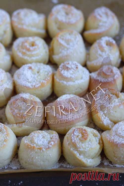 Розочки из творога — Кулинарные рецепты любящей жены