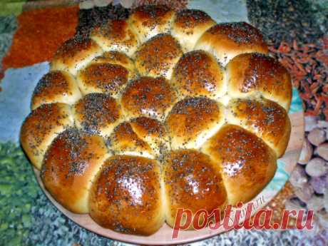 Torta Danubio — Пирог из булочек с ветчиной и сыром | Готовим вместе с Нямой