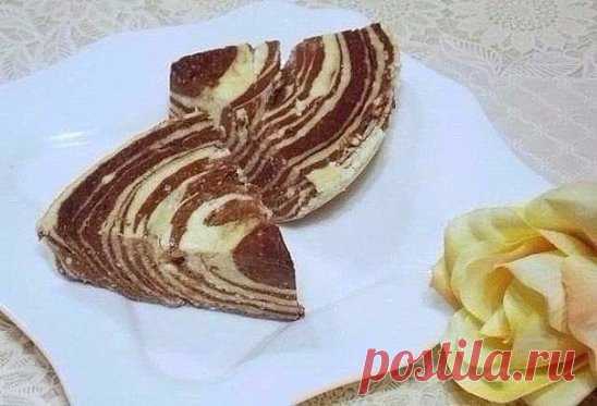 Творожная запеканка "Зебра": польза в каждом кусочке!