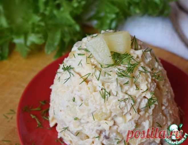 Салат с ананасом и картофелем – кулинарный рецепт