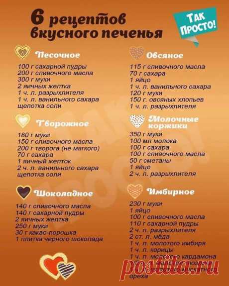 Рецепт|рецепт вкусного печенья