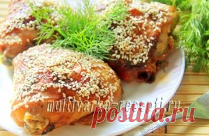 Бедрышки в духовке в медово-соевом маринаде: рецепт с фото