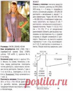 Красивый жакет спицами