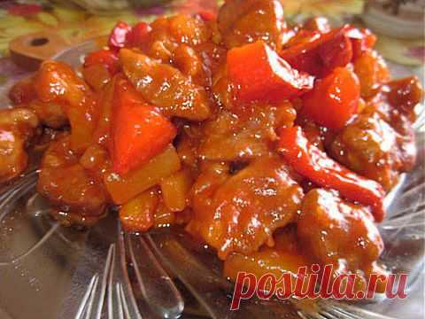 Свинина с ананасами по китайским мотивам | БУДЕТ ВКУСНО!