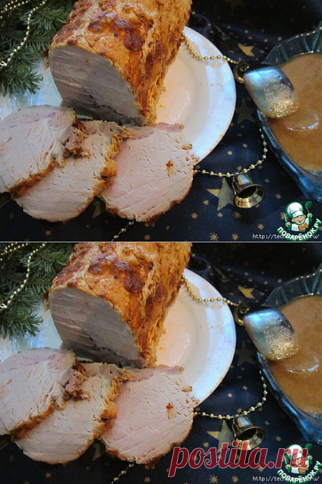 Вареная буженина.