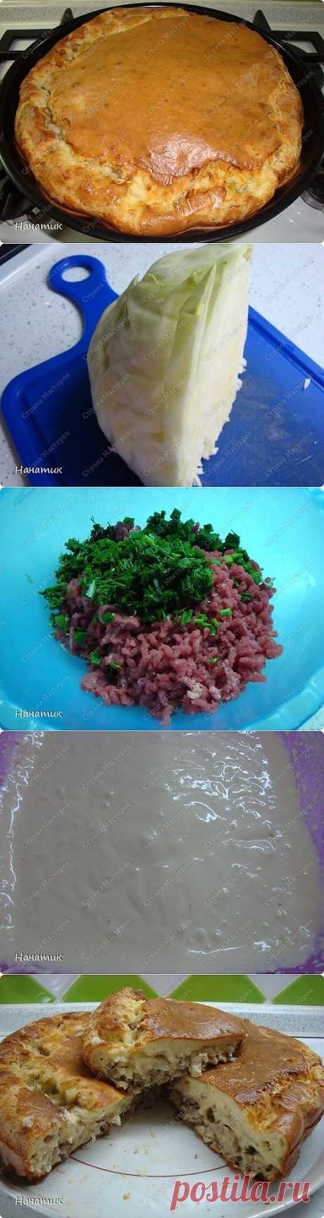 Нежнейший заливной пирог с капустой и мясом. Обсуждение на LiveInternet - -капуста свежая (половинка небольшого кочана)
-500-550г говяжьего фарша (думаю, можно и другого) 
-соль по вкусу
-пучок укропа
-зеленый лук
-150мл кефила
-200-220мл сметаны
-200-220мл майонеза
-4 яйца
-пакетик разрыхлителя
-11 ст.л. муки с горкой
-масло растительное для смазывания формы