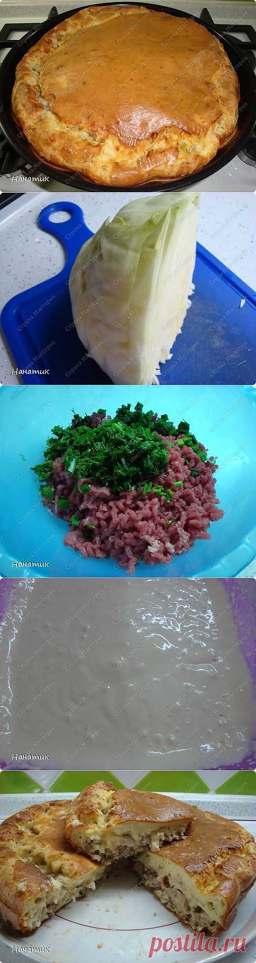 Нежнейший заливной пирог с капустой и мясом. Обсуждение на LiveInternet - -капуста свежая (половинка небольшого кочана)
-500-550г говяжьего фарша (думаю, можно и другого) 
-соль по вкусу
-пучок укропа
-зеленый лук
-150мл кефила
-200-220мл сметаны
-200-220мл майонеза
-4 яйца
-пакетик разрыхлителя
-11 ст.л. муки с горкой
-масло растительное для смазывания формы