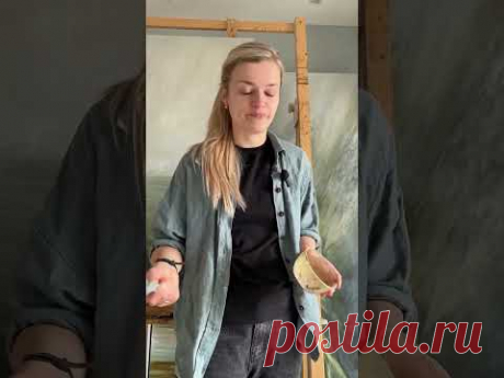 Используете ли вы ретушный лак в своей работе? #живописьмаслом