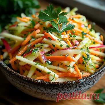Frischer Kohlrabi Karotten Apfel Salat – 7 Gründe, easy er Gesund, Knackig & Erfrischend ist - hausgemachterezepte.de
