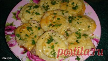 Мясные ромашки • Блюда из свинины