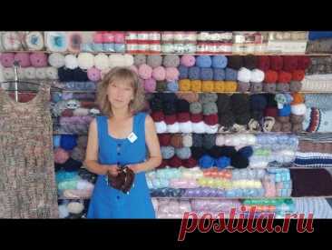 Показываю что вяжу. О платье подробно .