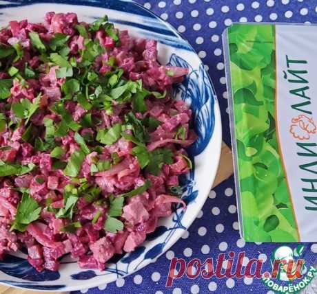 Салат с печенью индейки