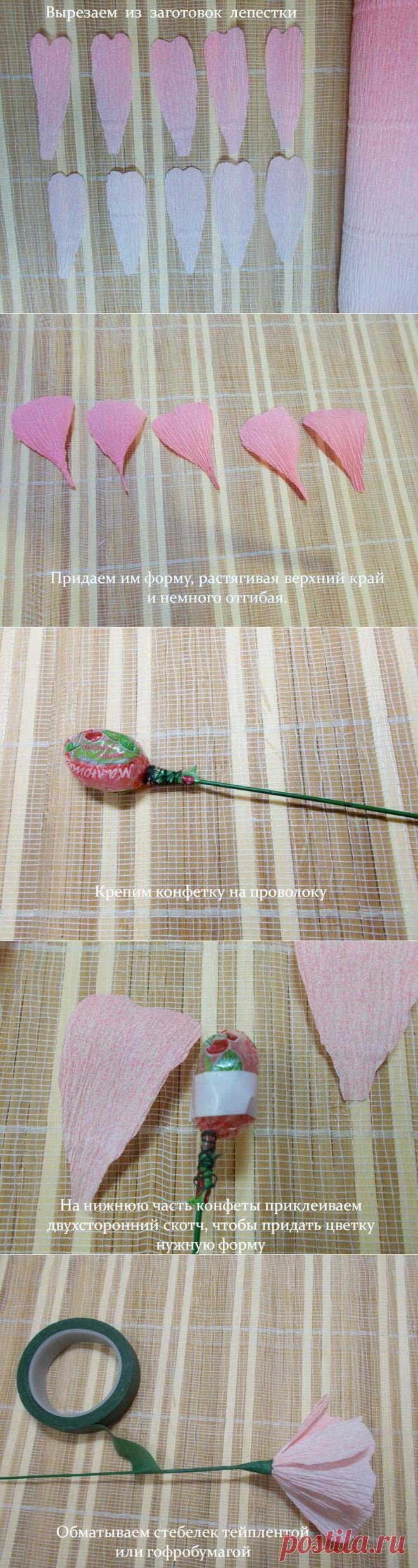 Мастер-класс "Вьюнок полевой с конфеткой" :: Втворчестве.ru