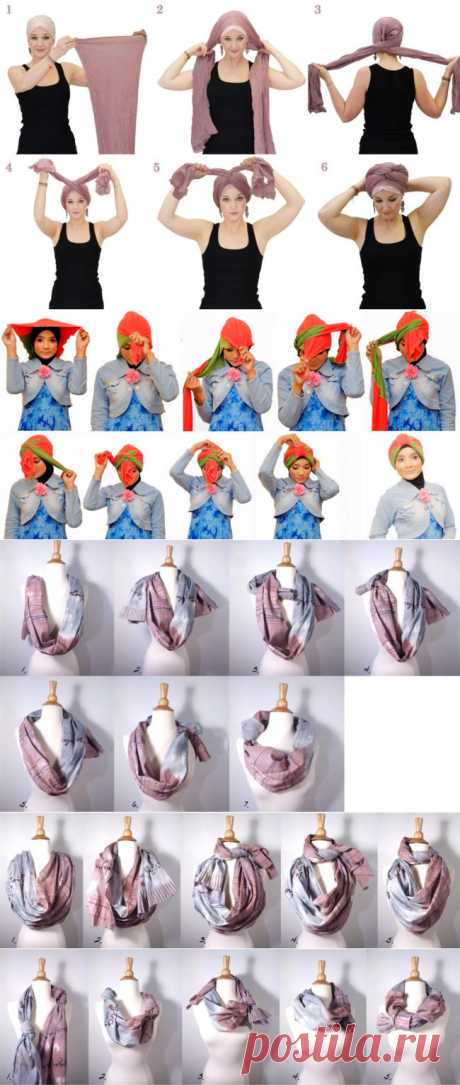 Как носить палантин. Как завязать палантин на шее, на голове