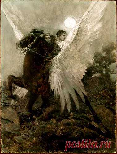 Howard Pyle "The Garden Behind the Moon" (1895) "Fast Flew… | Flickr