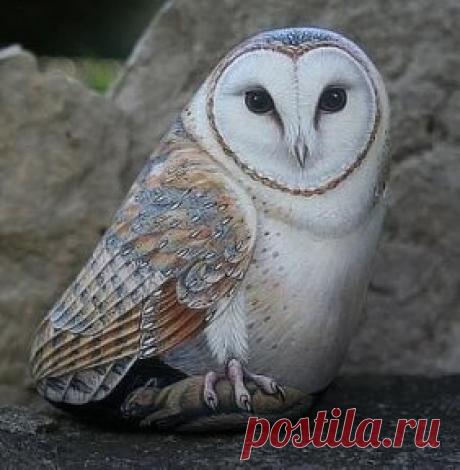 Ручная роспись камней