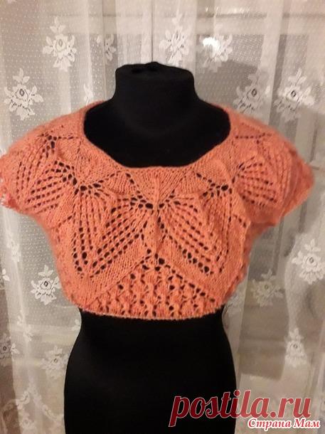 Пуловер с круглой кокеткой. Все вязали и мне надо. - Вязание - Страна Мам