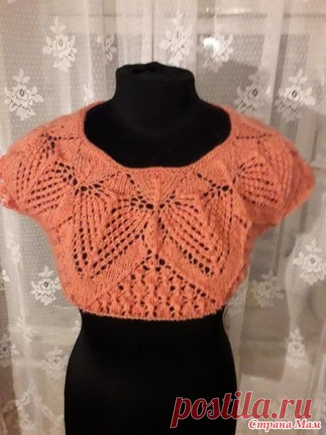 Пуловер с круглой кокеткой. Все вязали и мне надо. - Вязание - Страна Мам