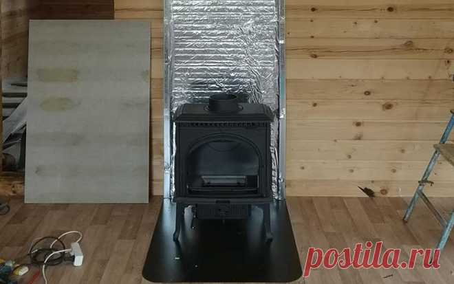 Плиты Rockwool Fire Batts с фольгой - теплоизоляция печей, каминов