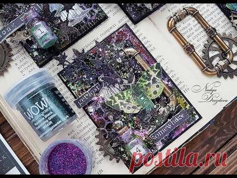 Mixed-media ATC series for Mixed Media place shop