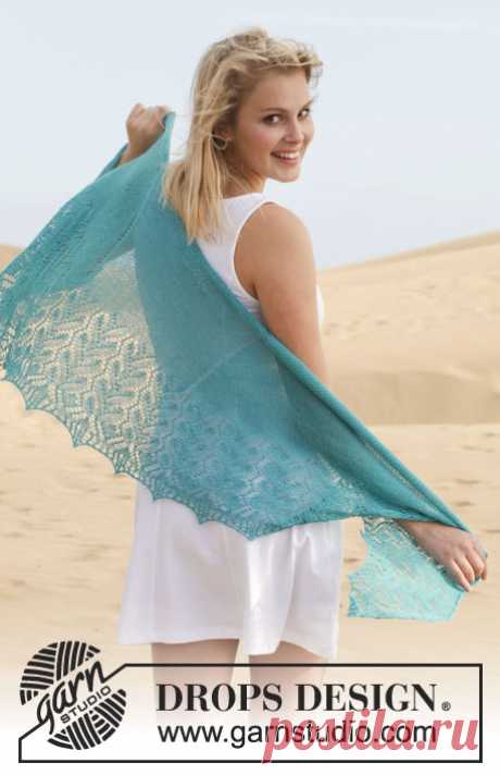 Шаль French Riviera от DROPS Design