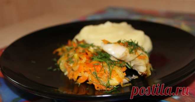 Минтай в духовке с луком и морковью Отличное решение для быстрого, вкусного и полезного ужина!