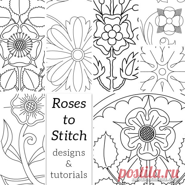 Paying Tribute to the Rose: Embroidery Designs & Stitches Roses are a staple in the wider art world and in the more specific world of embroidered art, and for all kinds of good reasons. Among those reasons is the obvious fact that they are beautiful flowers. Another reason? Roses have been used symbolically throughout history - from heraldic symbolism to r