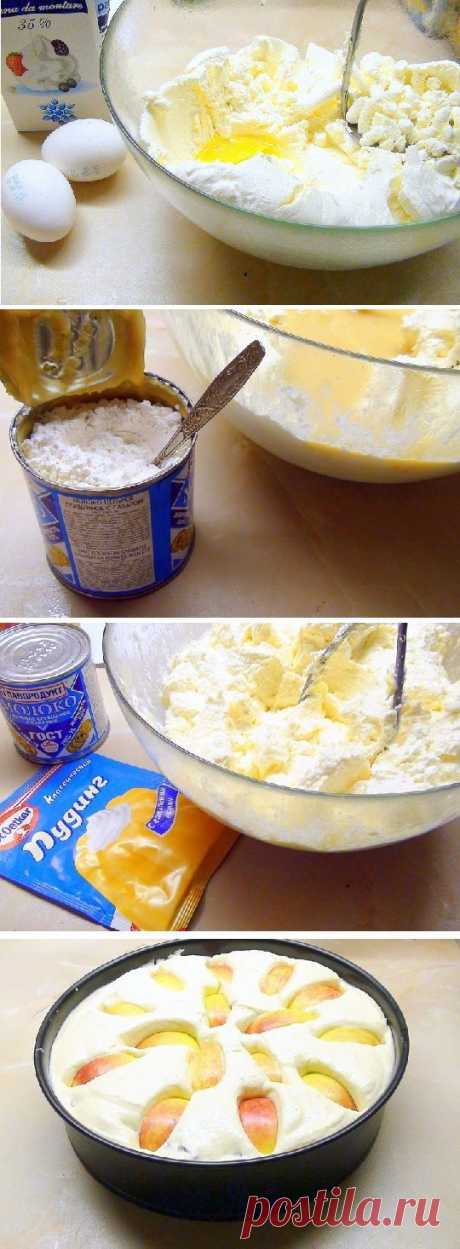 Воздушная творожная запеканка с черносливом и яблоками - Простые рецепты Овкусе.ру