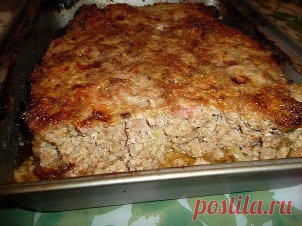 Запеканка с фаршем и гречкой