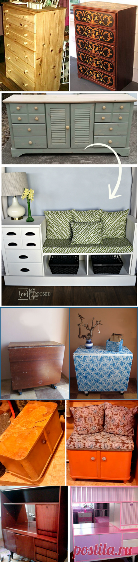Оригинальные идеи переделок мебели — Сделай сам, идеи для творчества - DIY Ideas