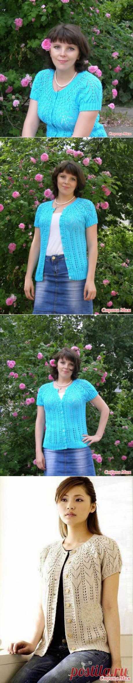 Кофточка по азиатским схемам - Вязание - Страна Мам