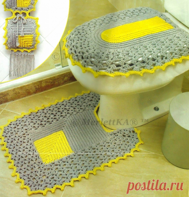 ЧЕХЛЫ ДЛЯ КУХНИ И АКСЕССУАРЫ ДЛЯ ВАННОЙ КОМНАТЫ И ТУАЛЕТА - ВЯЗАНИЕ КРЮЧКОМ / Всё из мира рукоделия (изучаю и делюсь различными техниками и видами рукоделия)