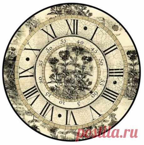 часы / Декупаж / Картинки для декупажа