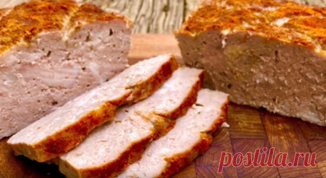 Мясной хлеб в духовке - лучше, чем котлеты и магазинная колбаса