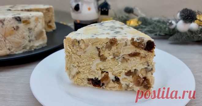 Как приготовить холодный торт с сухофруктами и орехами- Со Вкусом