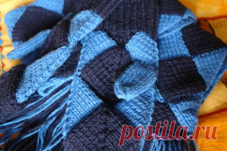 Варежки и шарф: ru_knitting